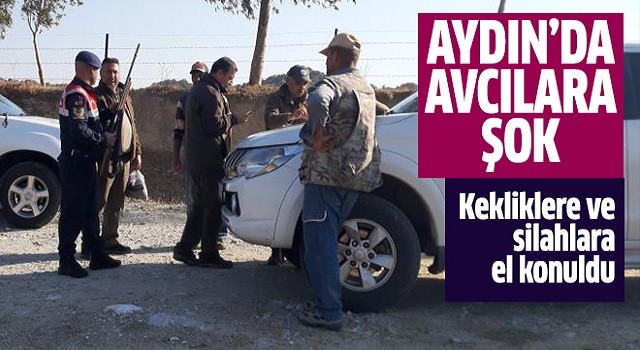 Aydın'da avcılara şok!