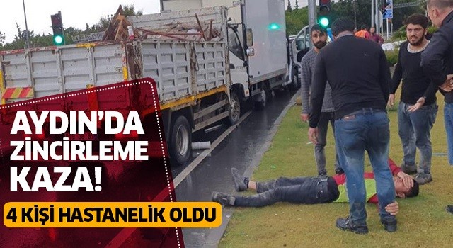 Aydın'da zincirleme kaza!