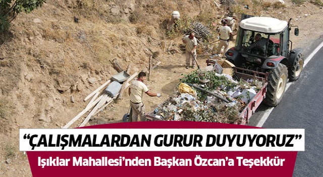 Işıklar Mahallesi’nden Başkan Özcan’a Teşekkür