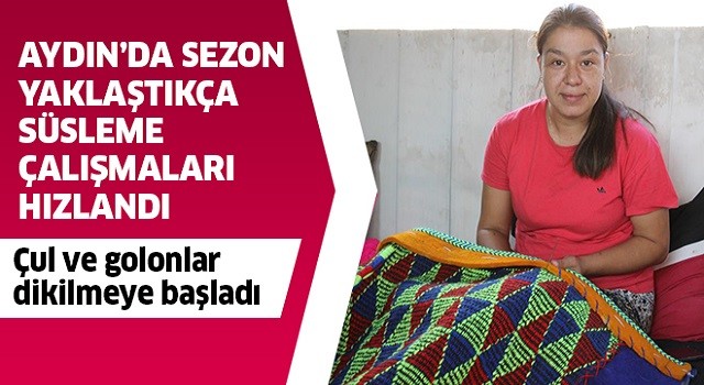 Sezon yaklaştıkça süsleme çalışmaları hızlandı