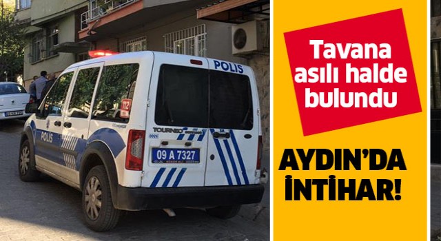 Tavana asılı halde bulundu