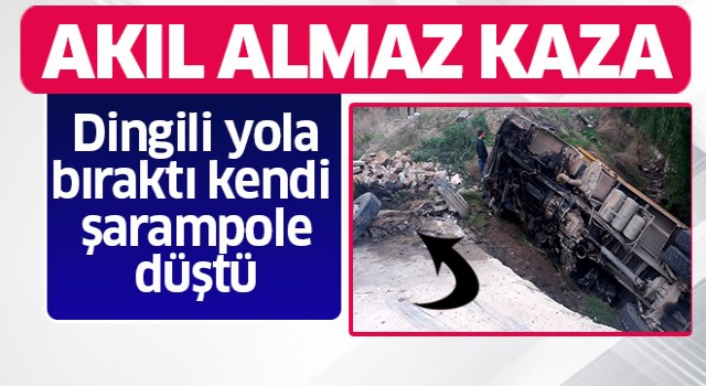 Akıl almaz kaza!