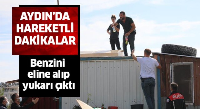 Aydın'da çok hareketli dakikalar