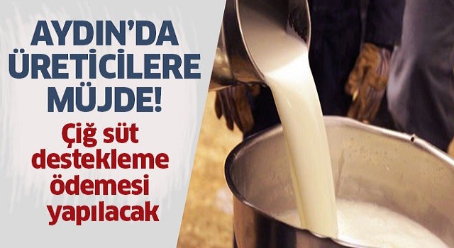 Aydın'da üreticilere müjde!