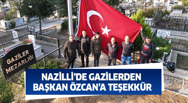 Gazilerden Başkan Özcan’a teşekkür