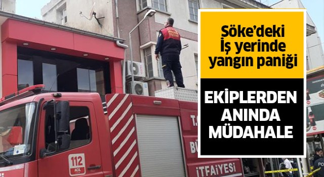 iş yerinde yangın paniği