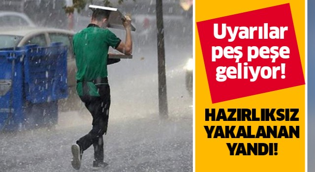 Meteoroloji saat verdi!