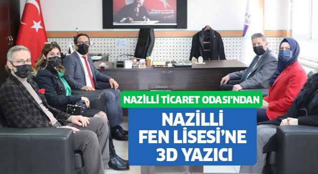  NTO’dan Nazilli Fen Lisesi’ne 3D yazıcı