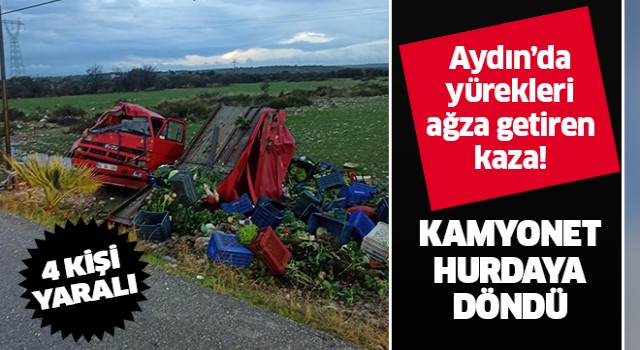 Aydın'da kaza: 4 yaralı