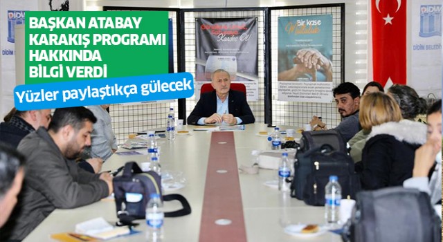 Başkan Atabay: Didim’de yüzler paylaştıkça gülecek