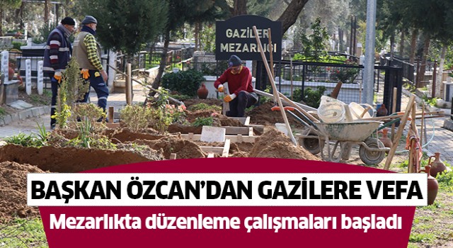 Başkan Özcan’dan Gazilere vefa