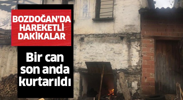 Bozdoğan'da hareketli dakikalar