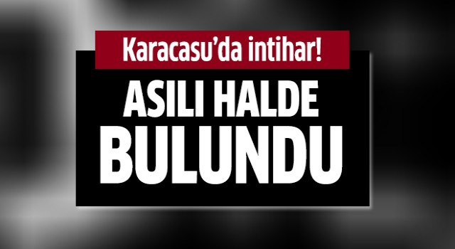 Karacasu'da intihar!