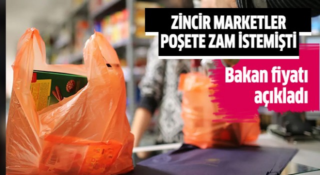 Marketlerde poşet kaç liradan satılacak?