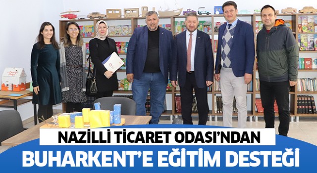 Nazilli Ticaret Odasından, Buharkent’e eğitim desteği.