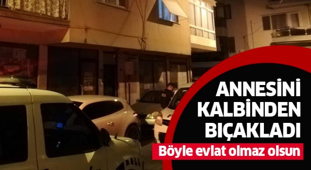 Oğlunun kalbinden bıçakladığı kadın hayatını kaybetti