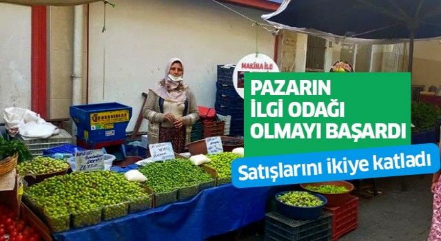 Pazarın ilgi odağı oldu