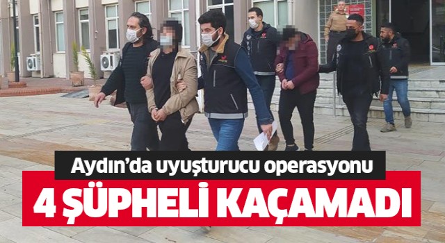 Uyuşturucu tacirleri Aydın polisinden kaçamadı