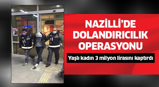 Yaşlı kadın 3 milyon lira dolandırıldı