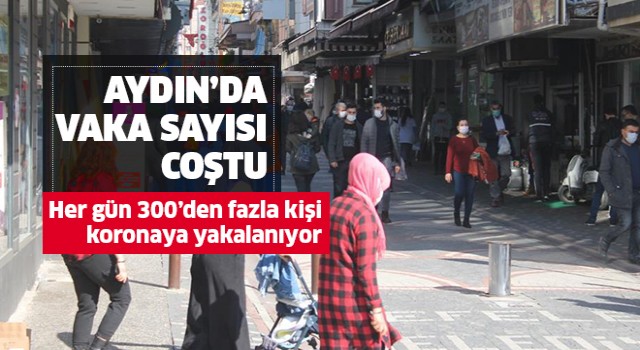 Aydın'da vaka sayıları coştu