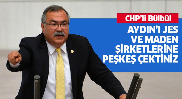 CHP'li Bülbül: Aydın’ı jes ve maden şirketlerine peşkeş çektiniz
