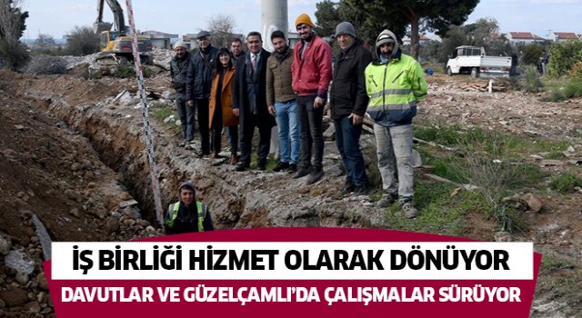 İş birliği Davutlar ve Güzelçamlı’ya hizmet olarak dönüyor