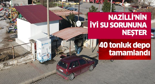 Nazilli’nin iyi su sorununa neşter