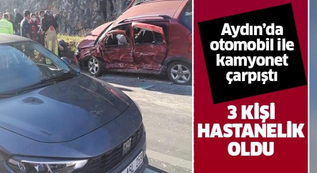 Aydın'da trafik kazası!