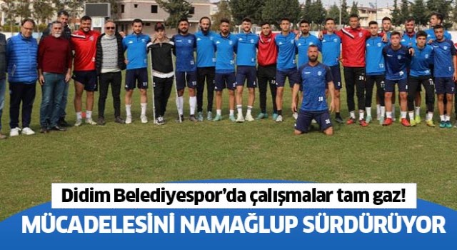 Didim Belediyespor’da çalışmalar sürüyor