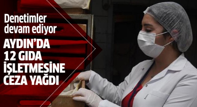 Aydın'da 12 gıda işletmesine ceza uygulandı