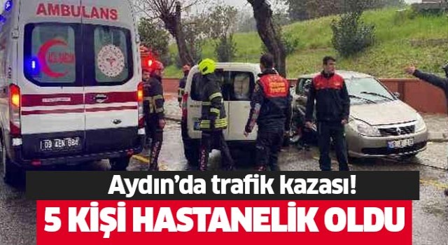 Aydın'da trafik kazası!