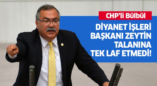 CHP'li Bülbül: Diyanet işleri başkanı zeytin talanına tek laf etmedi!