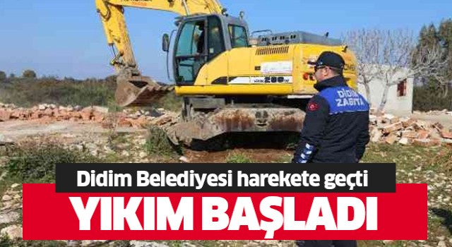 Didim Belediyesi harekete geçti