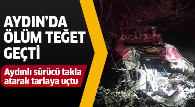 Hurdaya dönen araçtan 2 yaralı çıktı