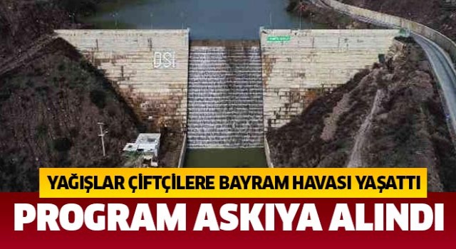 Yağışlar çiftçilere bayram havası yaşattı