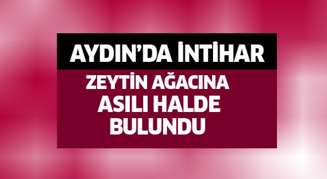 Aydın'da genç adam intihar etti