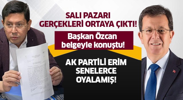 Başkan Özcan belgelerle konuştu!