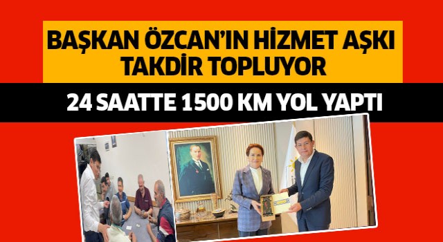 Başkan Özcan Nazilli için canını dişine taktı