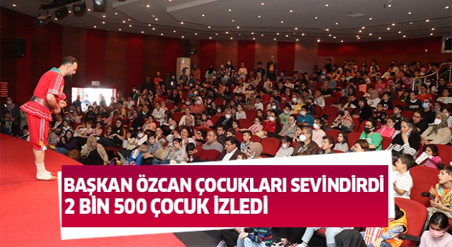 Nazilli’de 2 bin 500 çocuk tiyatro ile buluştu