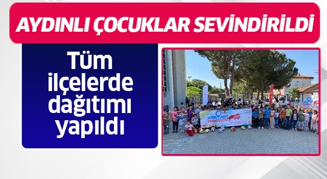 Aydın'da çocuklar sevindirildi