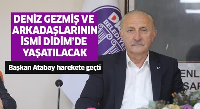 Deniz Gezmiş ve arkadaşlarının ismi Didim'de yaşatılacak