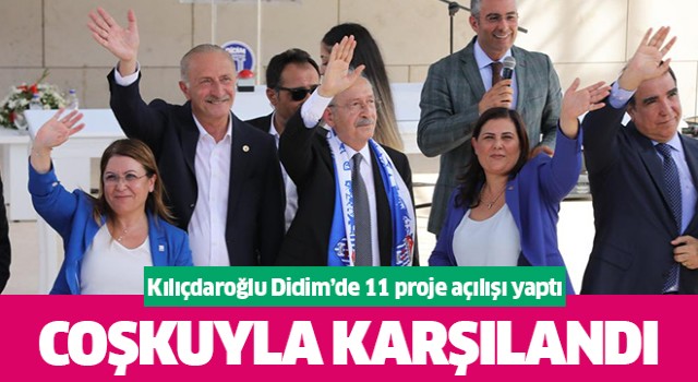 Kılıçdaroğlu Didim'de 11 projenin açılışını yaptı