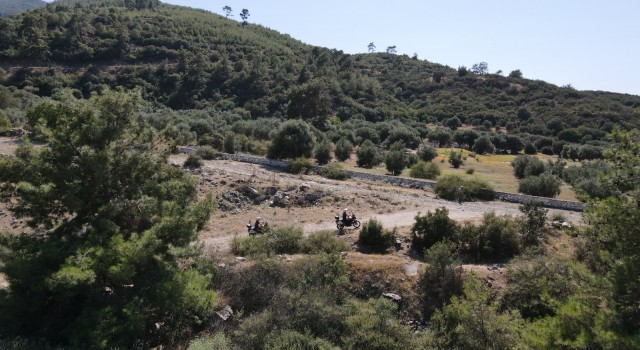 Nazilli’de olası yangınlara karşı havadan ve karadan denetim