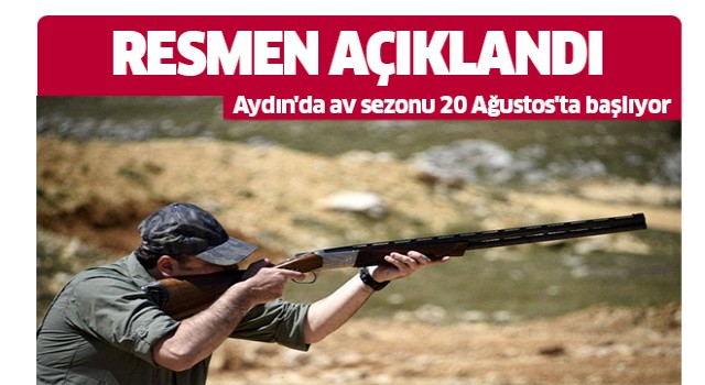 Aydın'da av sezonu 20 Ağustos'ta başlıyor