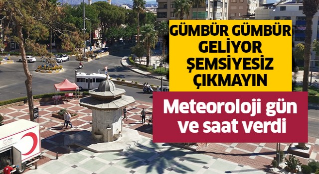 Meteoroloji'den Aydın'a kuvvetli yağış uyarısı!