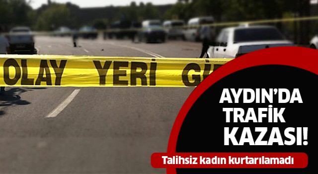 Aydın'da feci kaza:1 ölü!