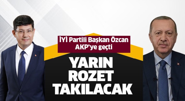 Başkan Özcan AKP'ye geçti