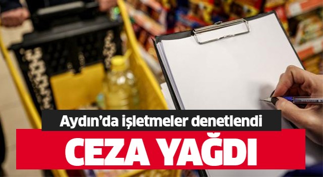 Aydın'da 22 işletme cezadan kaçamadı