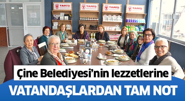 Çine Belediyesi'nin lezzetlerine vatandaşlardan tam not