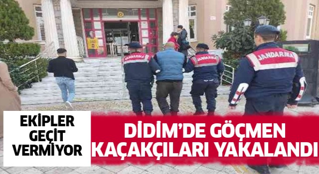 Didim'de göçmen kaçakçıları yakalandı